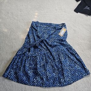 Princess Highway Blueberry A-Line Skirt